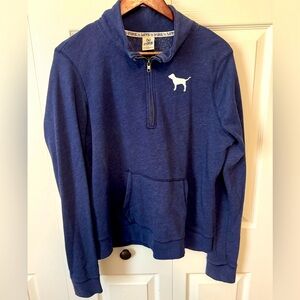Women’s large Victoria’s Secret Pink brand quarter zip jacket